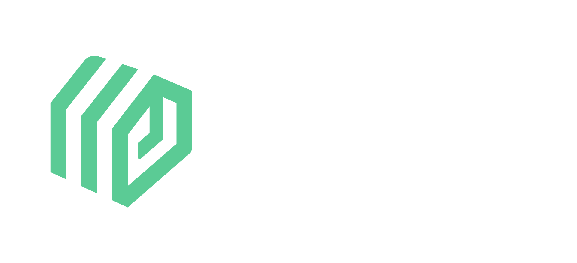 GLC Builders company logo, light and dark green house construction icon with builders logo font